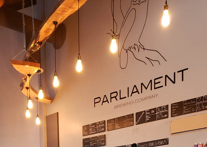 Parliament Brewing Company lighting fixtures
