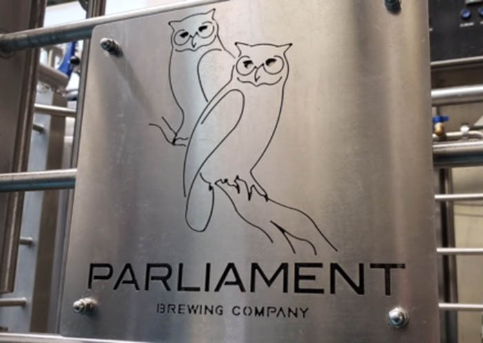 Parliament Brewing Company beer vat
