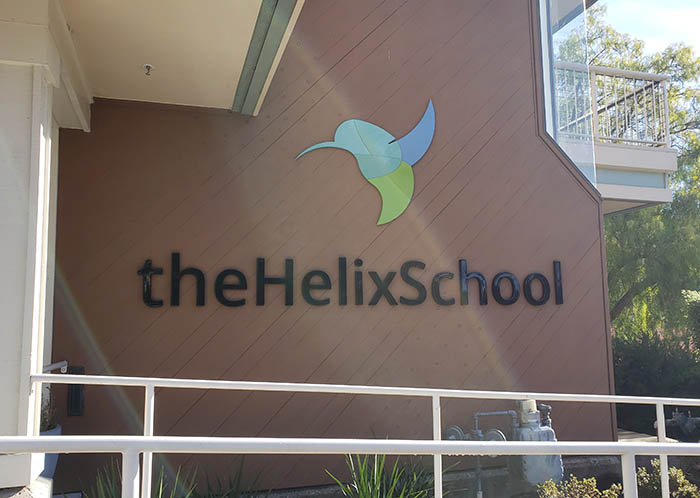 theHelixSchool building logo